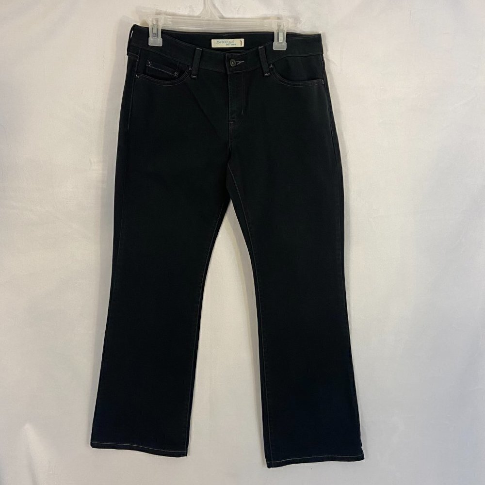 Levi's 545 Low Bootcut Jeans Women's Size 12M (31 x 30) Black Mid Rise